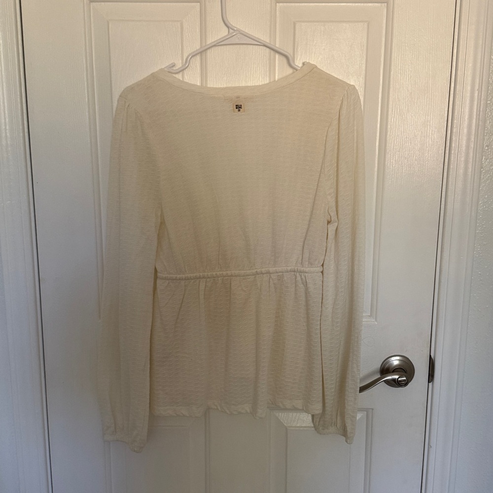 Billabong V Neck Long Sleeve Top - Picture 4 of 5